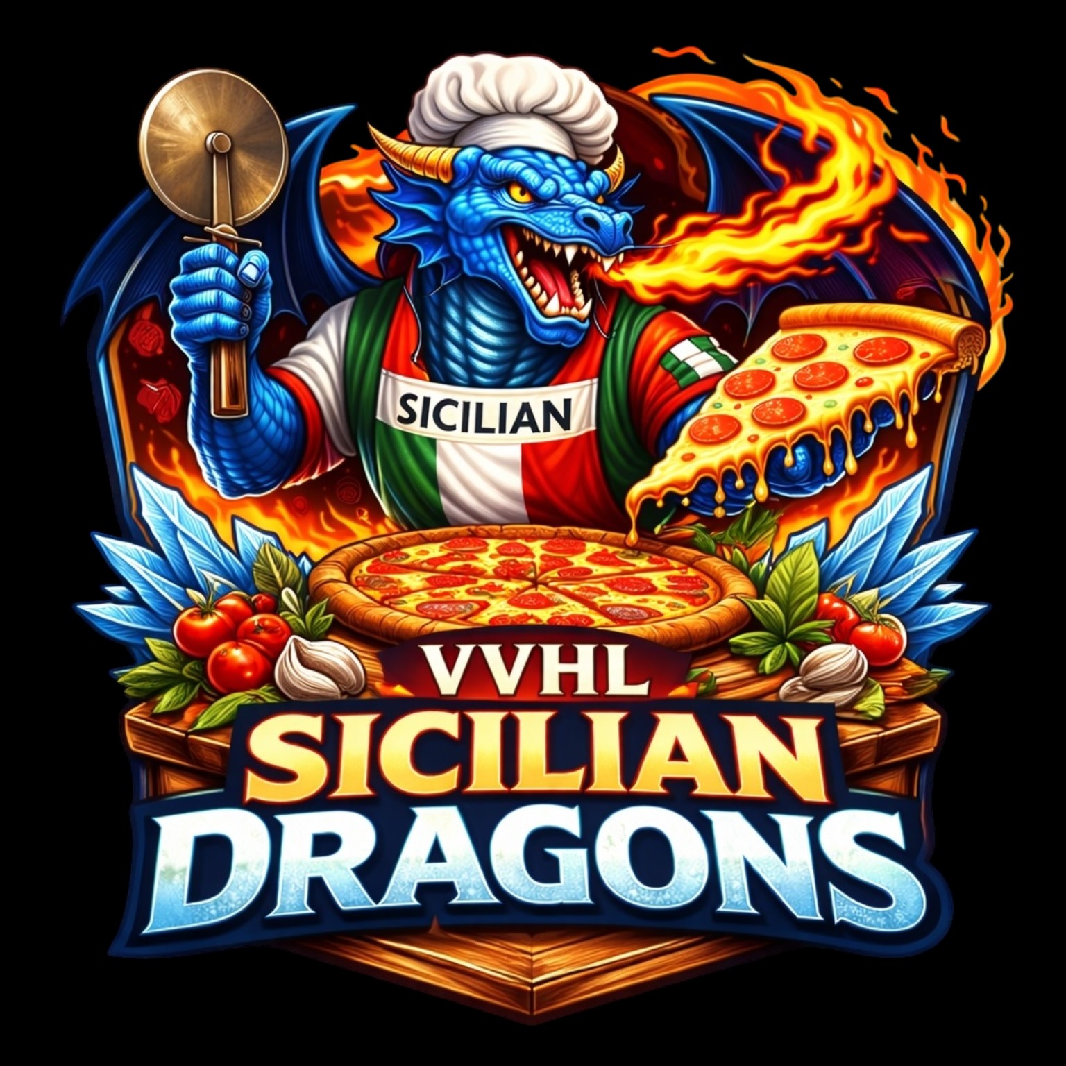 Sicilian Dragons logo